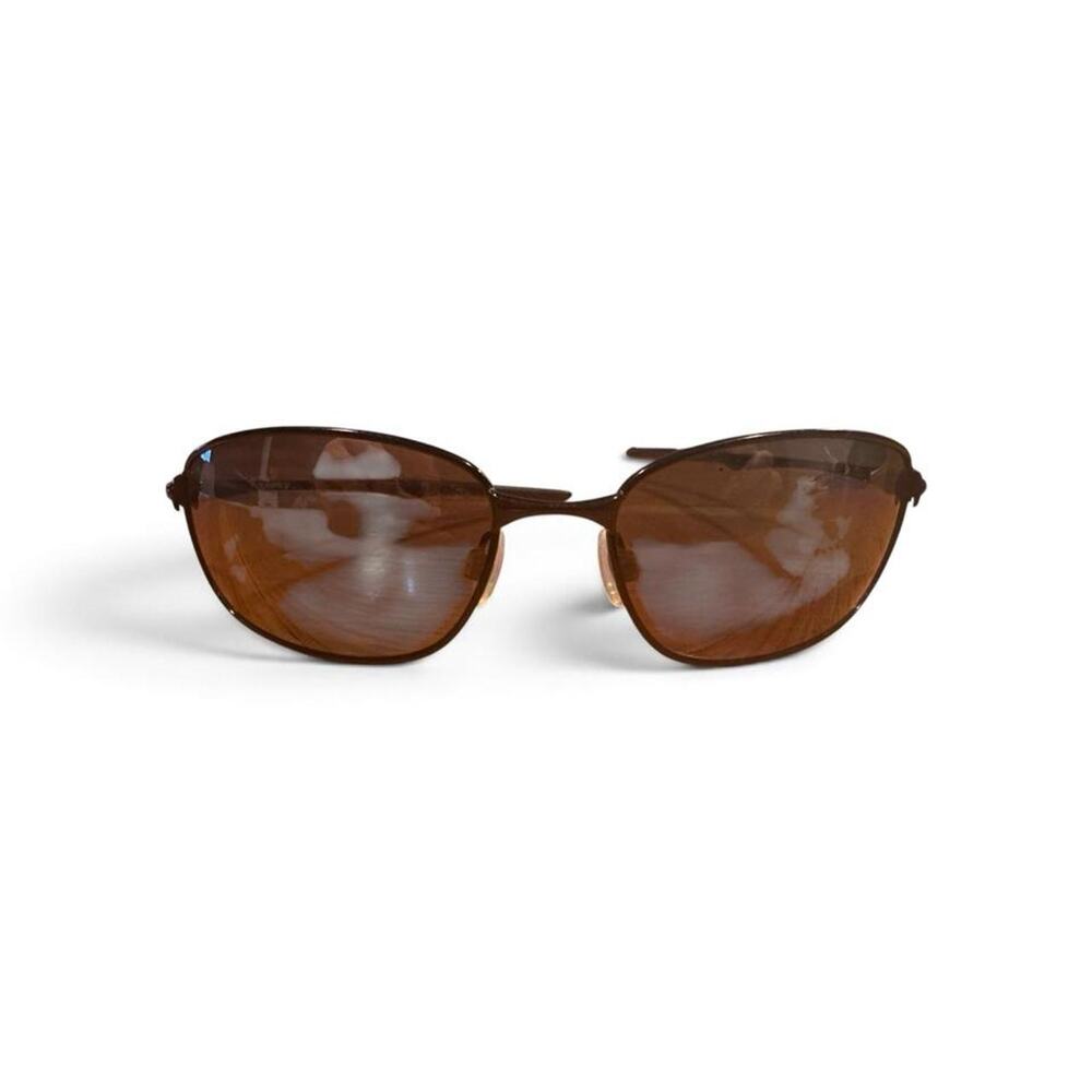Oakley Taper OO4074 Sunglasses 61-17 Brown Lens Black Metal Frame